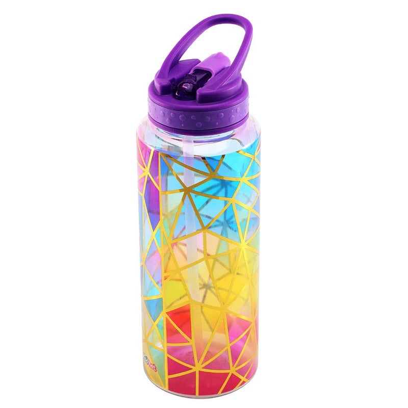 Home Tune Cute Water Bottle with Straw, BPA FREE Tritan &Leak Proof & Carry Handle & Pretty Design, 32oz/950ml (Mermaid) - Image 3